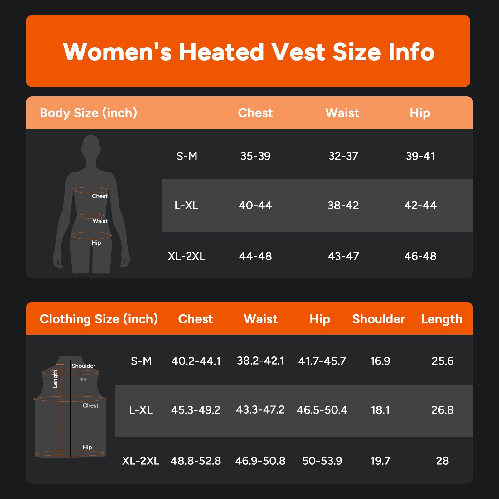Dr. Prepare Women’s Heated Vest, Lightweight Heating Vest for Women with 3 Heating Levels