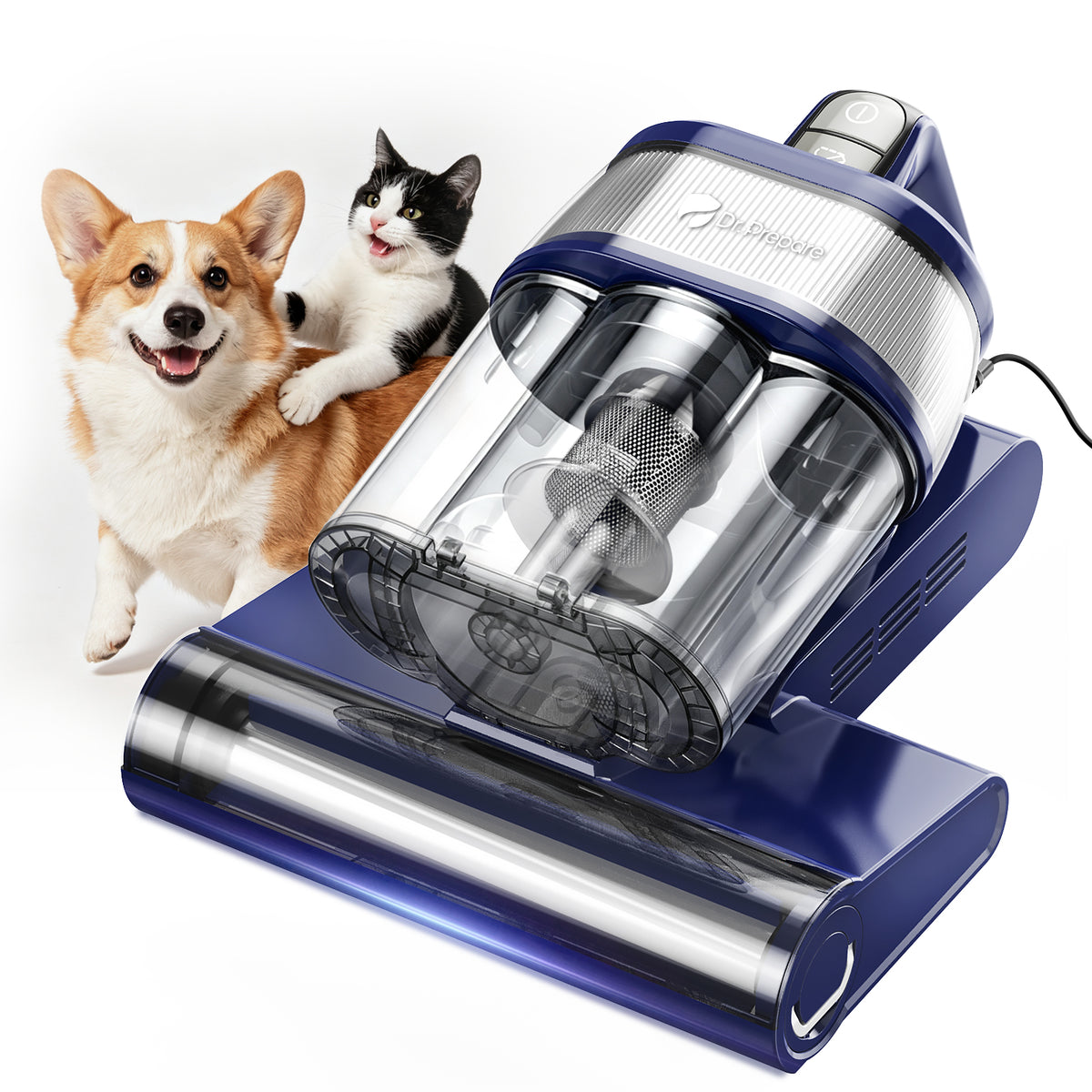 Dr.Prepare Mattress Vacuum Cleaner | 18kPa UV-C Bed Vacuum