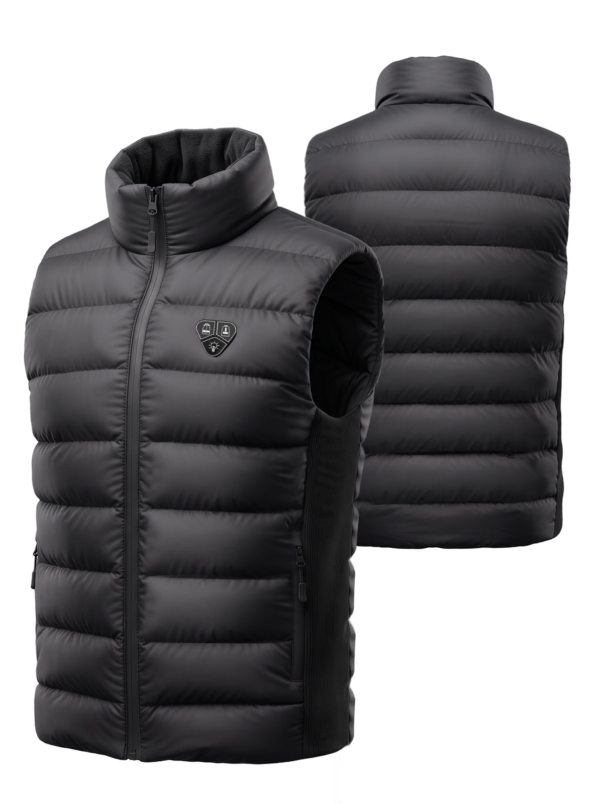 DR.PREPARE Men's Heated Vest, 8-Zone Lightweight Fleece Vest S-2XL
