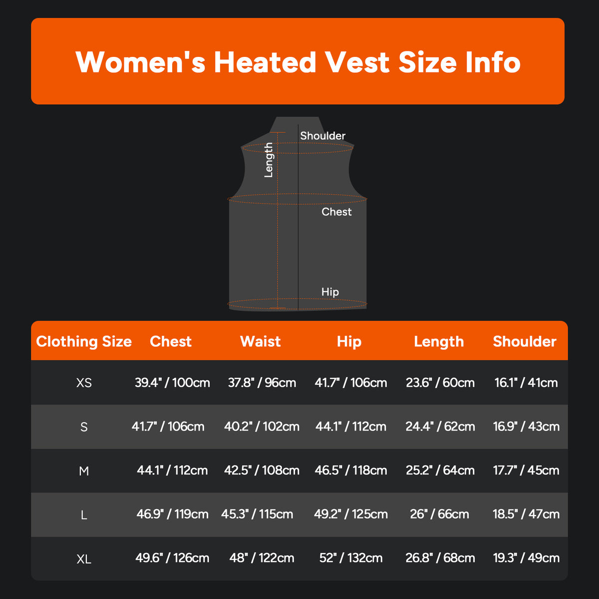 【Back Order 9/16]Dr.Prepare Electric Women’s Heated Vest with 16000mAh Battery Pack
