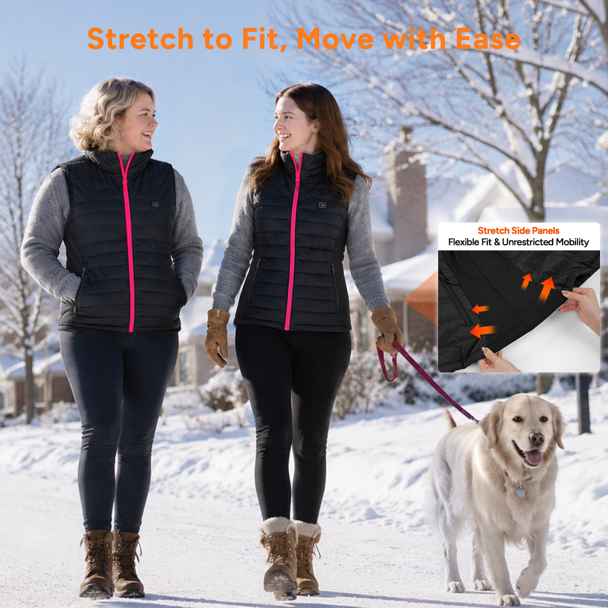 【Back Order 9/16]Dr.Prepare Electric Women’s Heated Vest with 16000mAh Battery Pack
