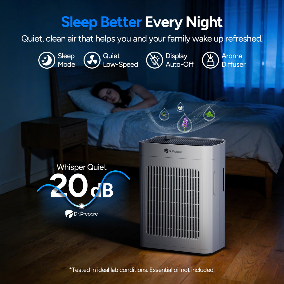DAP01 HEPA Air Purifier with Pet Mode