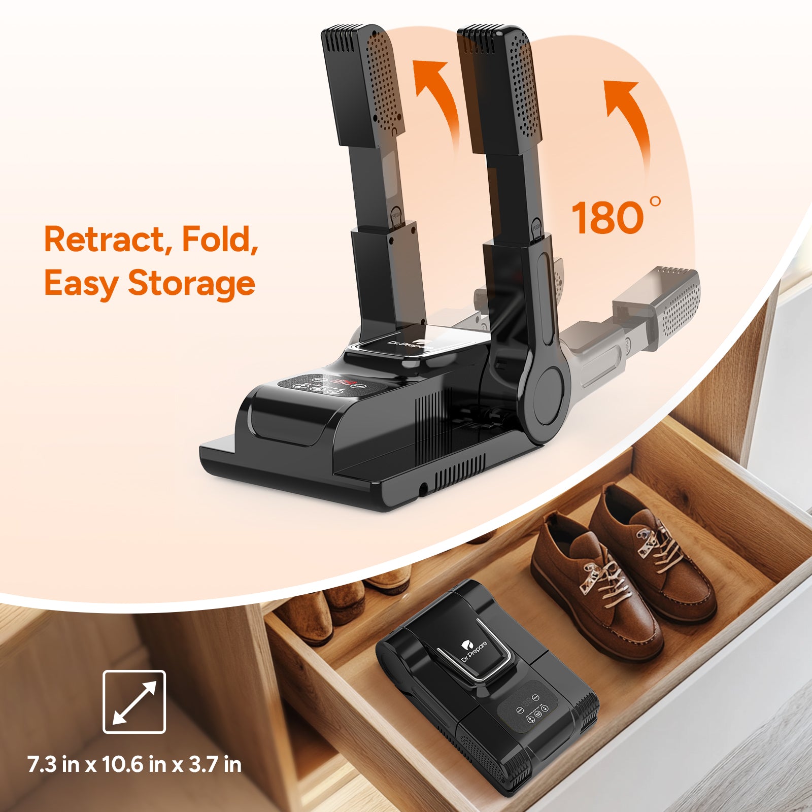 Dr.Prepare Upgraded Shoe Dryer with 180-min Auto-off Timer & Aroma Box