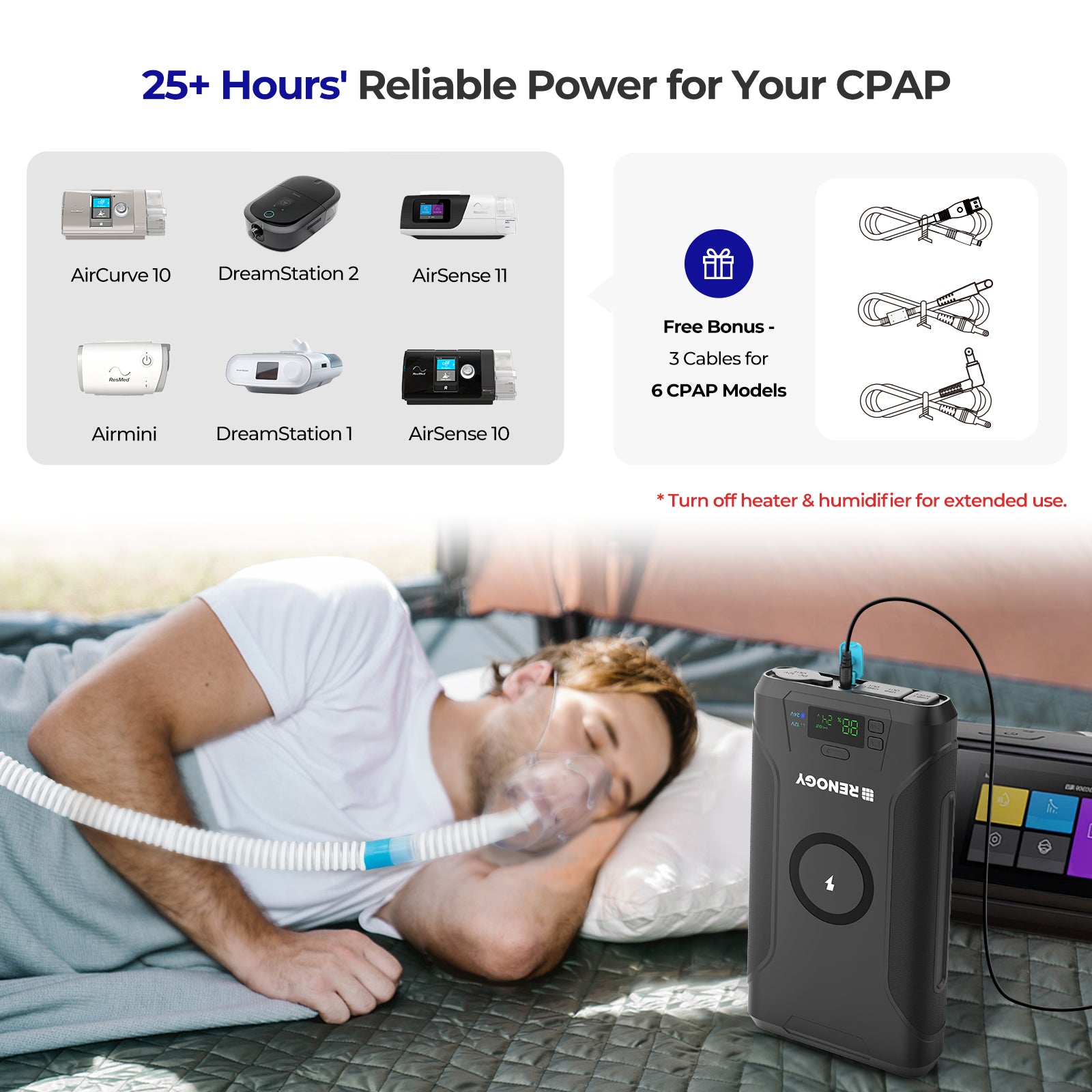 【Pre-Order 9/14】2025 Renogy Upgraded 76,800mAh 276Wh Power Bank
